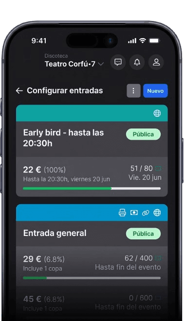 Configurar entradas