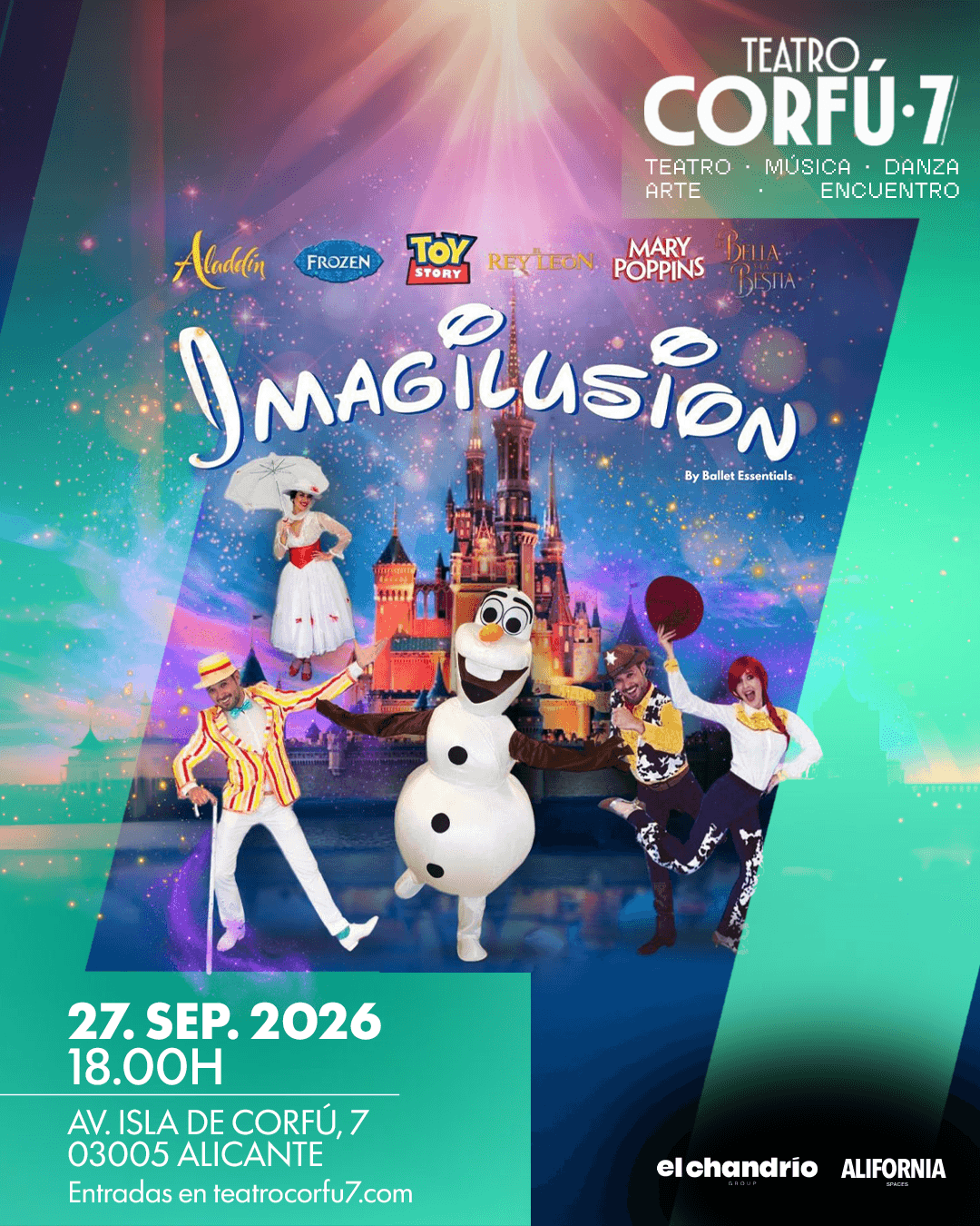 Cartel de IMAGILUSION · entradas en taquiticket