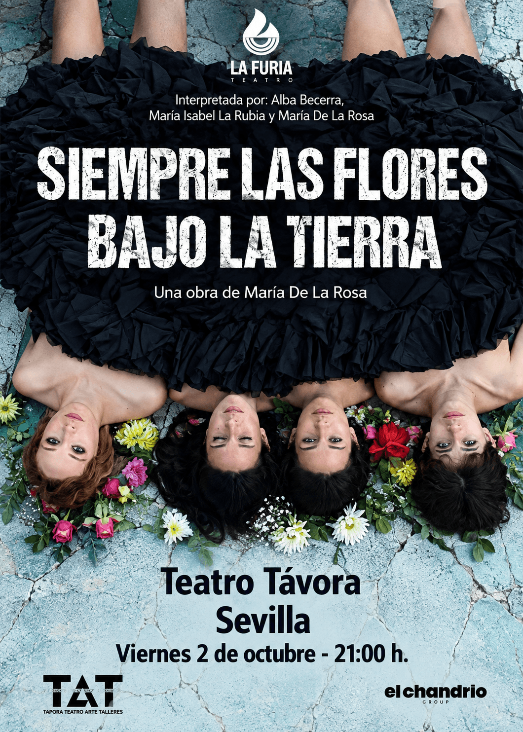 Siempre las flores bajo la tierra